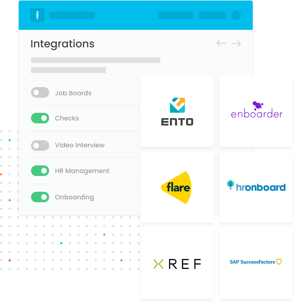 Easily connect LiveHire to your enterprise systems.
