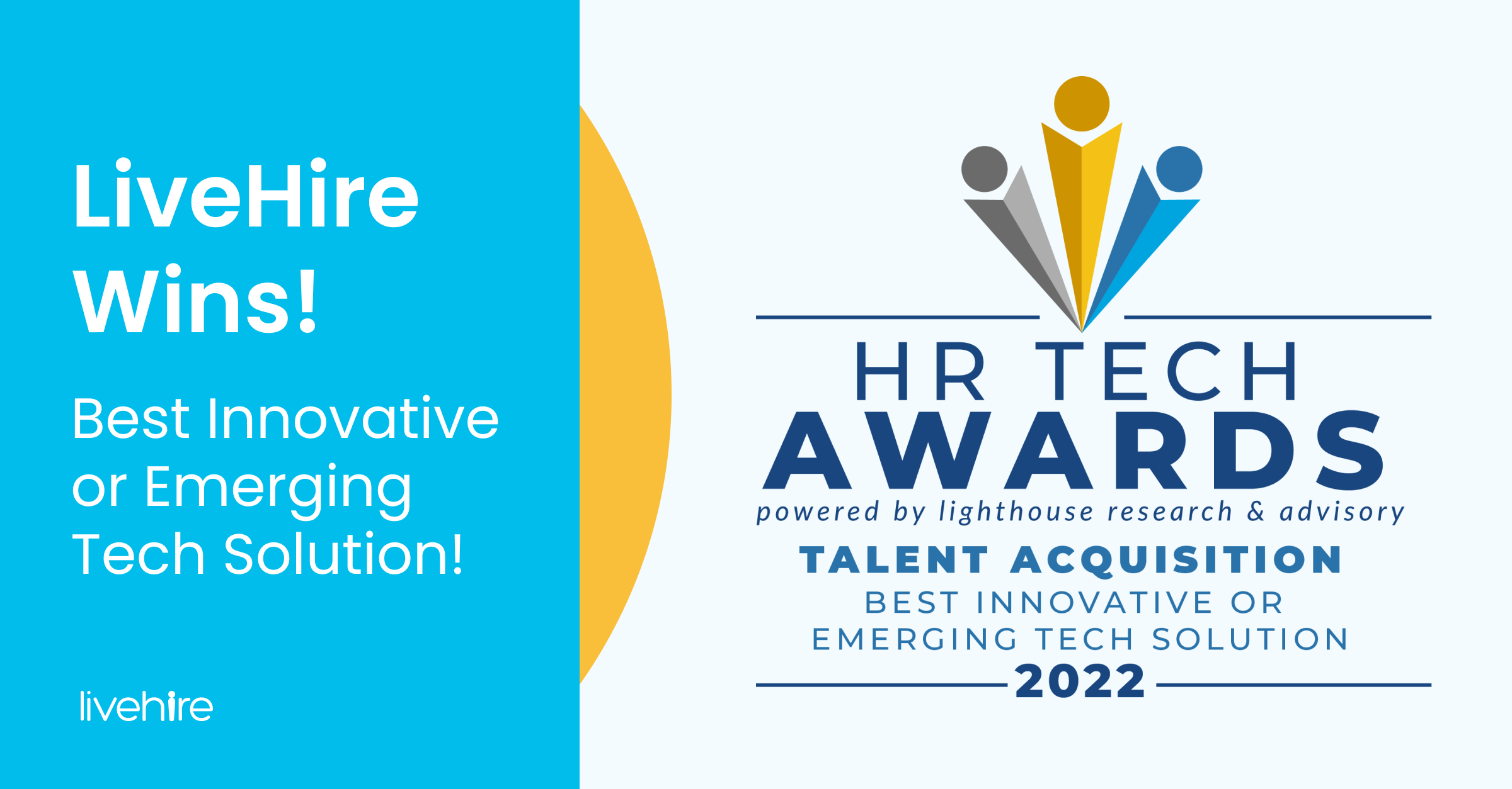 LiveHire wins HR Tech Award for “Best Innovative or Emerging Tech Solution”